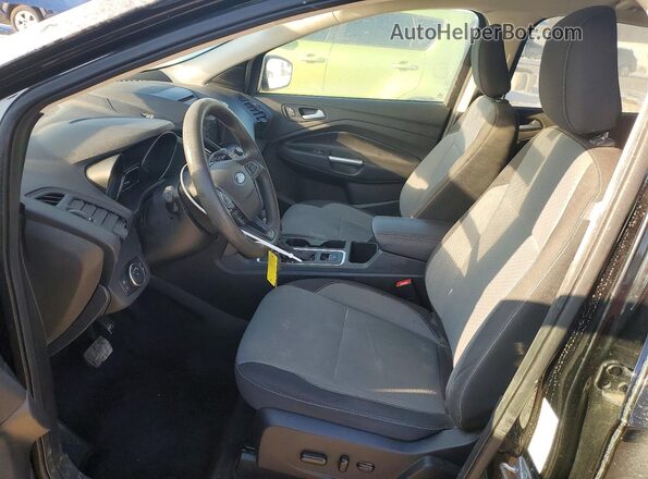 1FMCU0GD6JUB71156 2018 FORD ESCAPE Black Front interior view