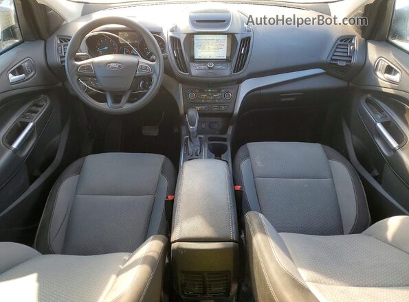 1FMCU0GD6JUB71156 2018 FORD ESCAPE Black Dashboard view
