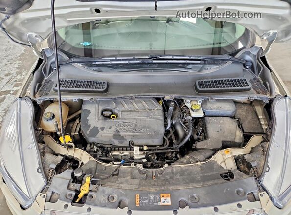 1FMCU0GD6JUB72856 2018 FORD ESCAPE Золотой Вид задней части салона