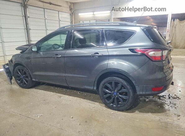 1FMCU0GD6JUC16662 2018 FORD ESCAPE Gray Rear left