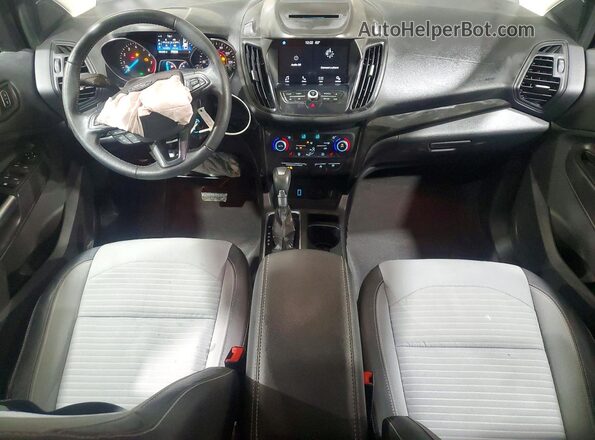 1FMCU0GD6JUC16662 2018 FORD ESCAPE Gray Dashboard view