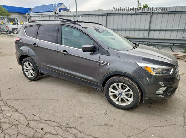 1FMCU0GD6JUD35702 2018 FORD ESCAPE Серый Передняя правая четверть