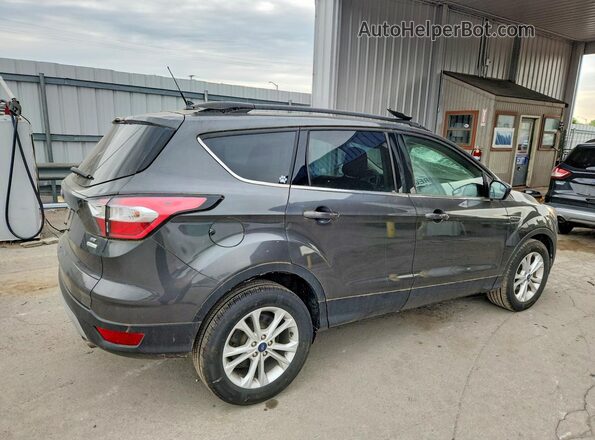 1FMCU0GD6JUD35702 2018 FORD ESCAPE Серый Задняя правая четверть