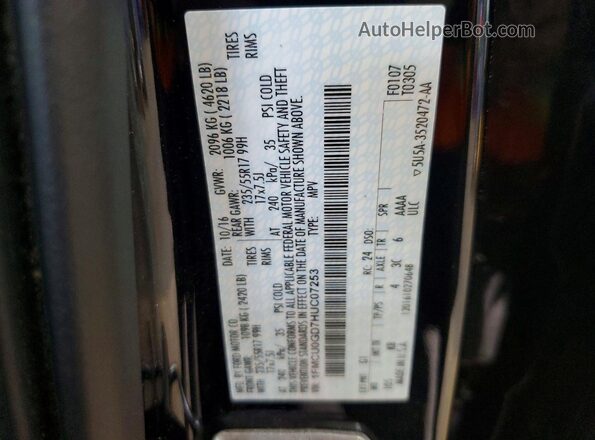 1FMCU0GD7HUC07253 2017 FORD ESCAPE Black 