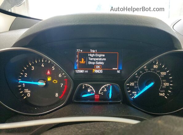 1FMCU0GD7HUC07253 2017 FORD ESCAPE Black 