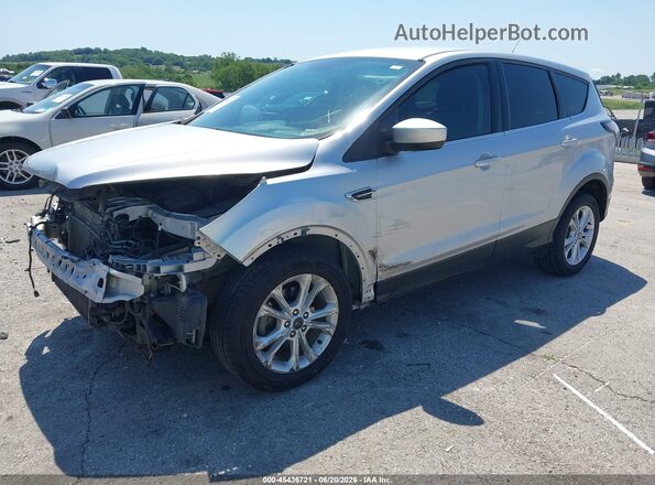 1FMCU0GD7HUD28459 2017 FORD ESCAPE Silver წინა მარცხენა ხედი სამი მეოთხედიდან