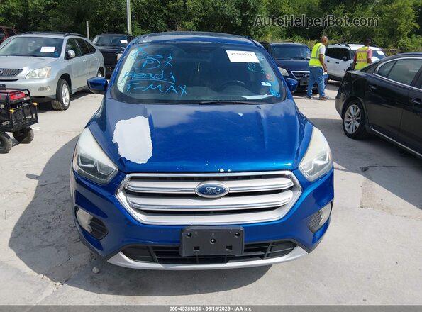 1FMCU0GD7HUF07262 2017 FORD ESCAPE Blue Սարքավորումների վահանակի տեսք