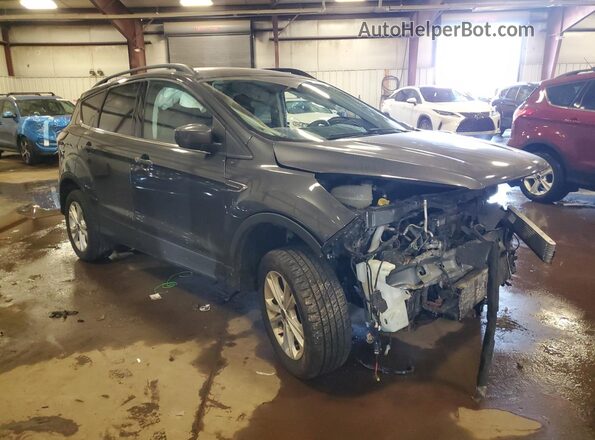 1FMCU0GD7JUC47256 2018 FORD ESCAPE Угольный Передняя правая четверть