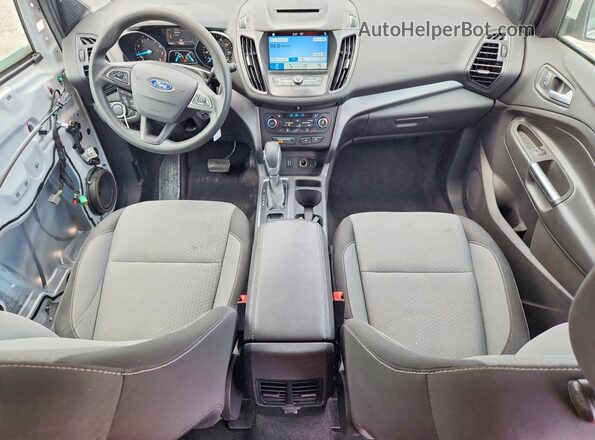1FMCU0GD7JUD52038 2018 FORD ESCAPE White Dashboard view
