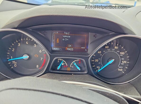 1FMCU0GD7JUD52038 2018 FORD ESCAPE White Instrument cluster view