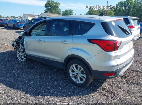 1FMCU0GD7KUA49780 2019 FORD ESCAPE Silver Задня ліва чверть