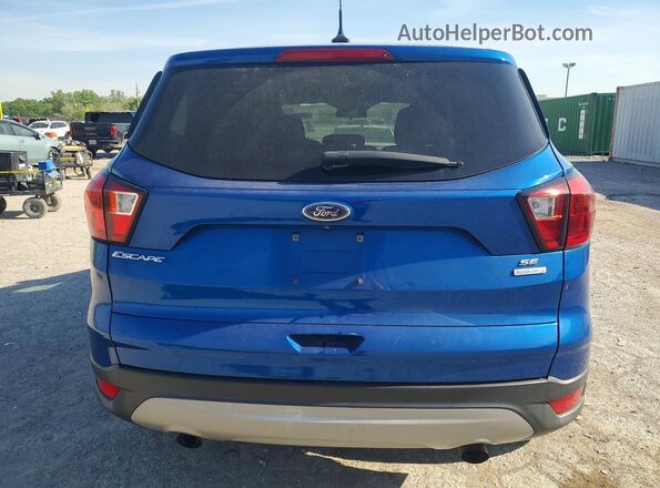 1FMCU0GD7KUB85262 2019 FORD ESCAPE Blue უკანა ხედი