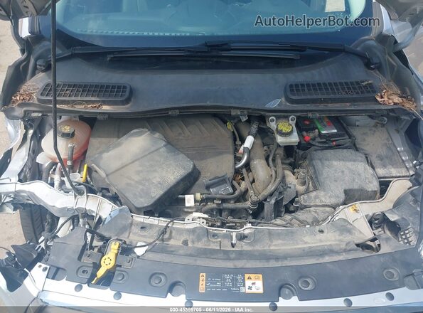 1FMCU0GD8HUC25101 2017 FORD ESCAPE Silver Вид ззаду