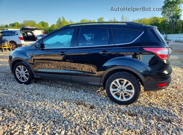 1FMCU0GD8HUD95510 2017 FORD ESCAPE Black Tył lewy
