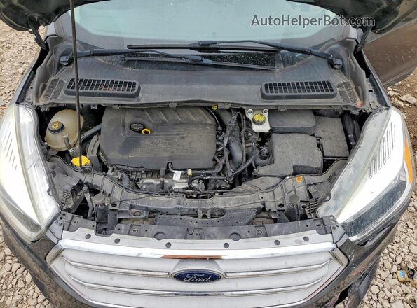 1FMCU0GD8JUA02451 2018 FORD ESCAPE Gray Widok komory silnika