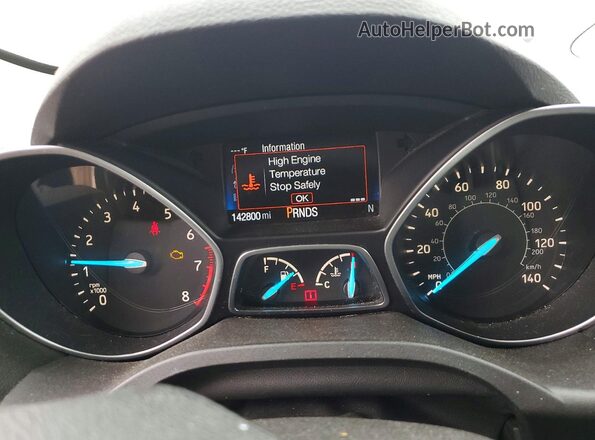 1FMCU0GD8JUA02451 2018 FORD ESCAPE Gray Widok zestawu wskaźników
