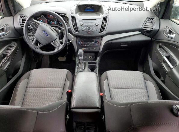 1FMCU0GD8JUA02451 2018 FORD ESCAPE Gray Widok deski rozdzielczej
