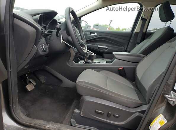 1FMCU0GD8JUA02451 2018 FORD ESCAPE Gray Widok wnętrza z przodu