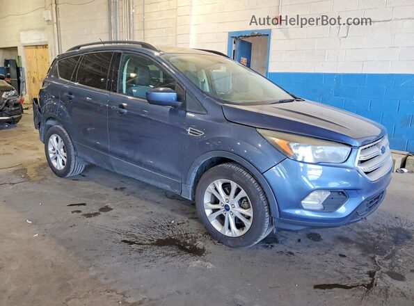 1FMCU0GD8JUA03731 2018 FORD ESCAPE Синий Передняя правая четверть