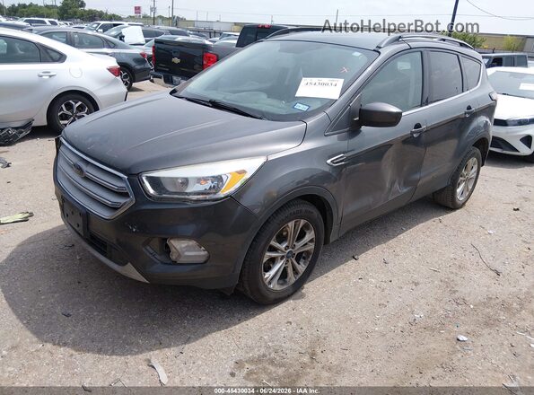1FMCU0GD8JUA63699 2018 FORD ESCAPE Black Przód lewy