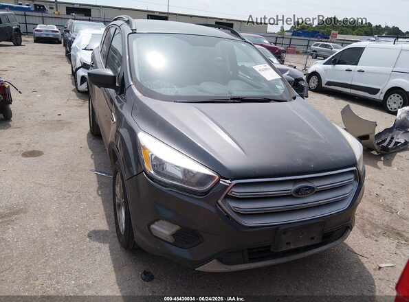 1FMCU0GD8JUA63699 2018 FORD ESCAPE Black Widok zestawu wskaźników