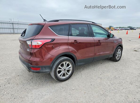 1FMCU0GD8JUB11279 2018 FORD ESCAPE Темно-бордовый Задняя правая четверть