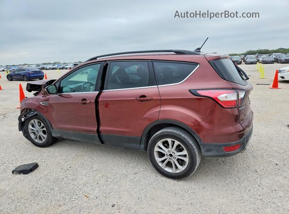 1FMCU0GD8JUB11279 2018 FORD ESCAPE Темно-бордовый Задняя левая четверть