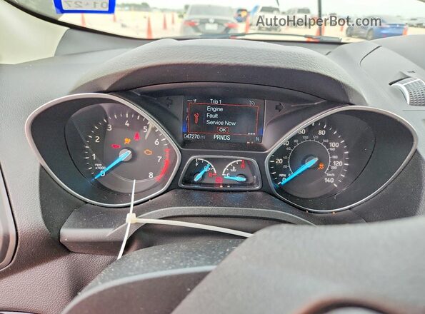 1FMCU0GD8JUB11279 2018 FORD ESCAPE Темно-бордовый Вид щитка приборов