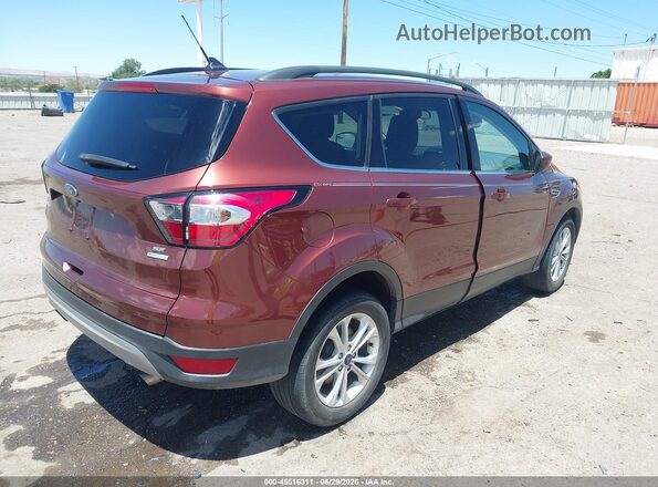 1FMCU0GD8JUC48397 2018 FORD ESCAPE Red Trasero derecho