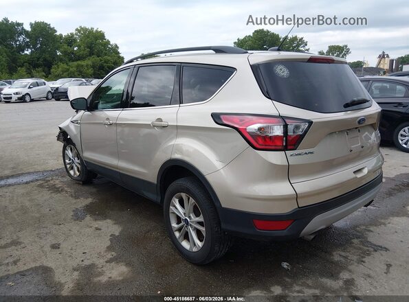 1FMCU0GD8JUD20635 2018 FORD ESCAPE Beige Trasero izquierdo