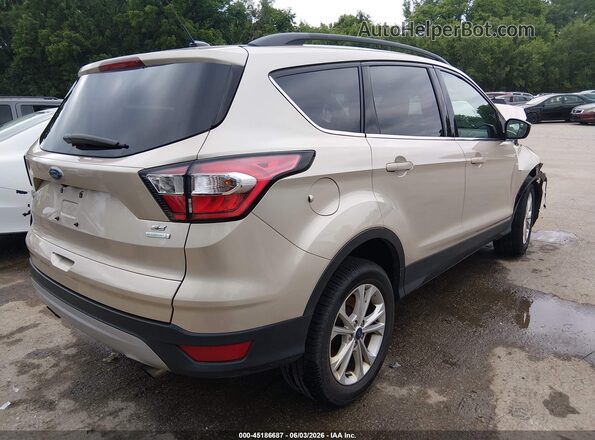 1FMCU0GD8JUD20635 2018 FORD ESCAPE Beige Trasero derecho