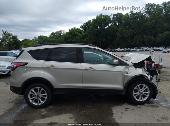 1FMCU0GD8JUD20635 2018 FORD ESCAPE Beige Vista interior trasera