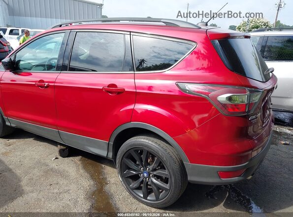 1FMCU0GD9HUA19107 2017 FORD ESCAPE Red Rear left