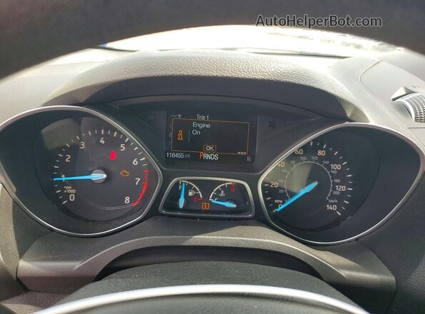 1FMCU0GD9HUB28490 2017 FORD ESCAPE Black Սարքավորումների վահանակի տեսք