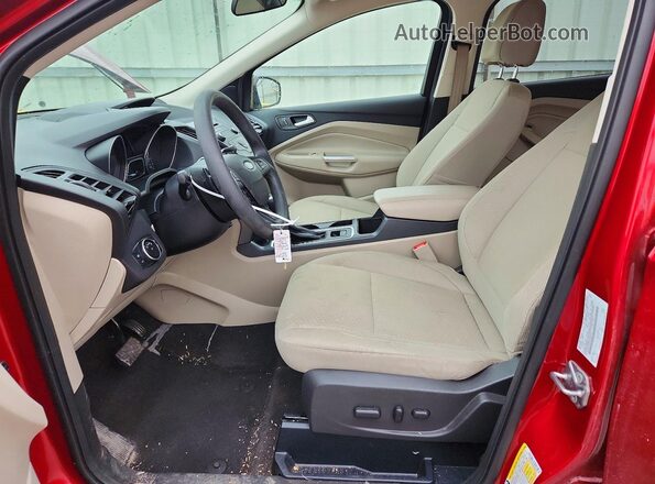 1FMCU0GD9HUB66415 2017 FORD ESCAPE Red Front interior view