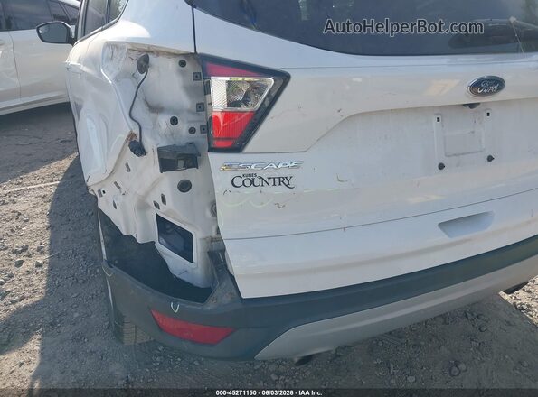1FMCU0GD9HUC04550 2017 FORD ESCAPE Белый Вид задней части салона