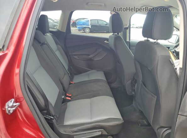 1FMCU0GD9HUE91758 2017 FORD ESCAPE Красный Вид задней части салона