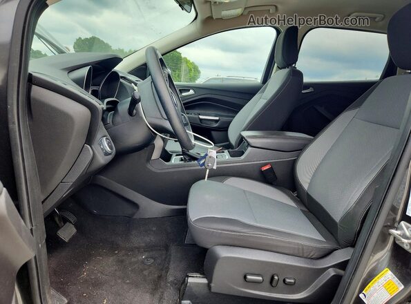 1FMCU0GD9JUA25480 2018 FORD ESCAPE Gray Vista interior delantera