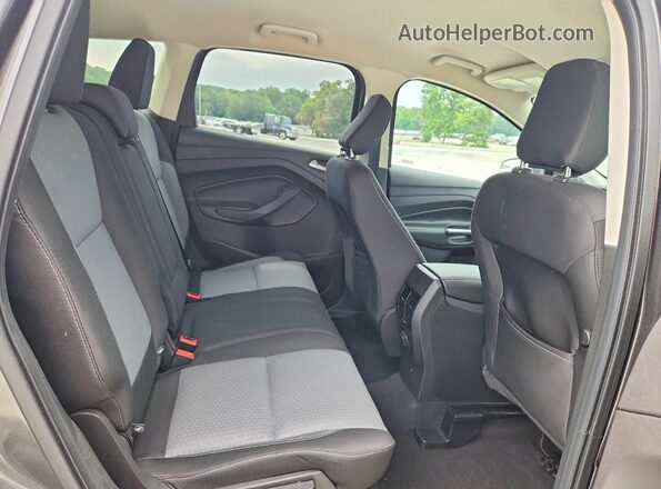 1FMCU0GD9JUA25480 2018 FORD ESCAPE Gray Vista de los asientos traseros