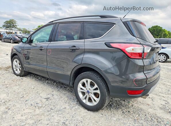 1FMCU0GD9JUA25480 2018 FORD ESCAPE Gray Trasero izquierdo