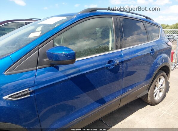 1FMCU0GD9JUC29650 2018 FORD ESCAPE Blue Панорамний вид салону 360°