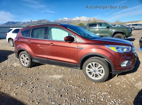 1FMCU0GD9JUC90755 2018 FORD ESCAPE Brown 