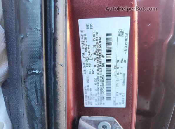 1FMCU0GD9JUC90755 2018 FORD ESCAPE Brown 