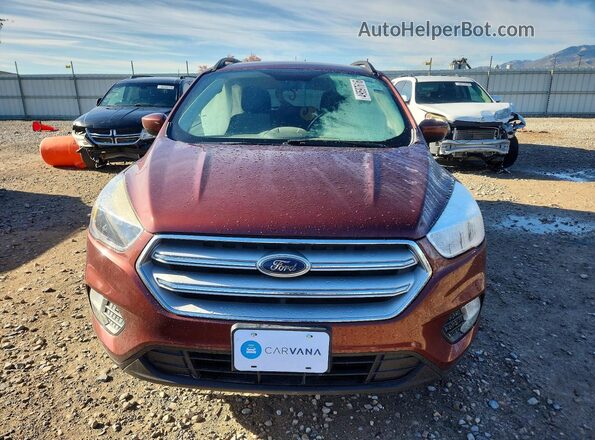 1FMCU0GD9JUC90755 2018 FORD ESCAPE Brown 