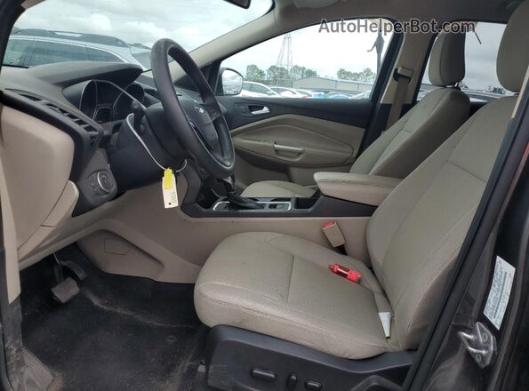 1FMCU0GD9JUD06999 2018 FORD ESCAPE Gray Вид салону спереду