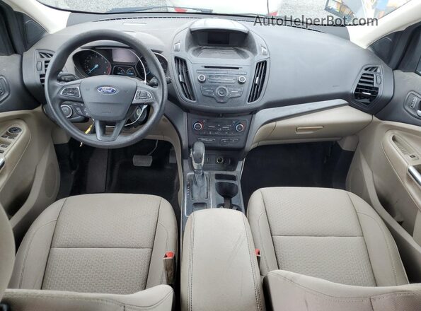 1FMCU0GD9JUD06999 2018 FORD ESCAPE Gray Вид панелі приладів