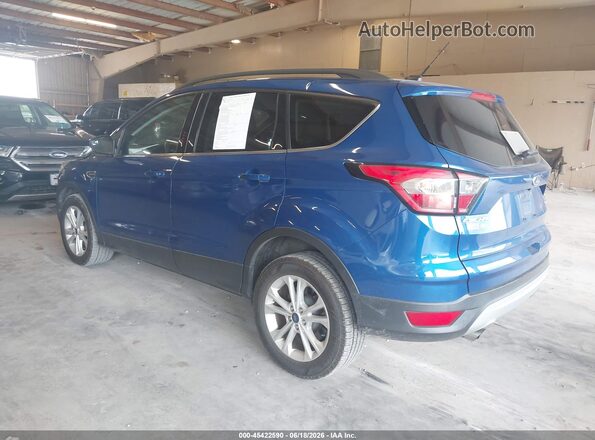 1FMCU0GD9JUD33779 2018 FORD ESCAPE Blue Задня ліва чверть