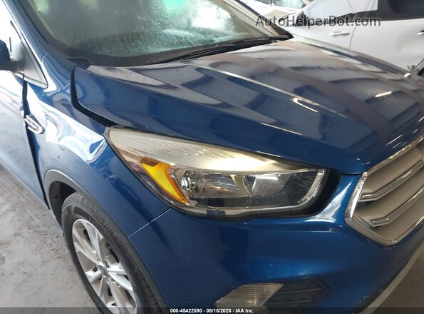 1FMCU0GD9JUD33779 2018 FORD ESCAPE Blue Вид спереду
