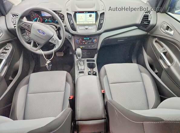 1FMCU0GD9KUA40904 2019 FORD ESCAPE Blue Widok deski rozdzielczej