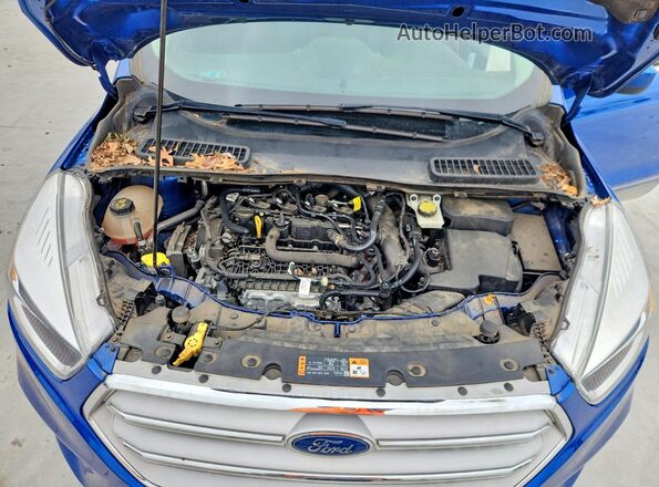 1FMCU0GD9KUA40904 2019 FORD ESCAPE Blue Widok komory silnika